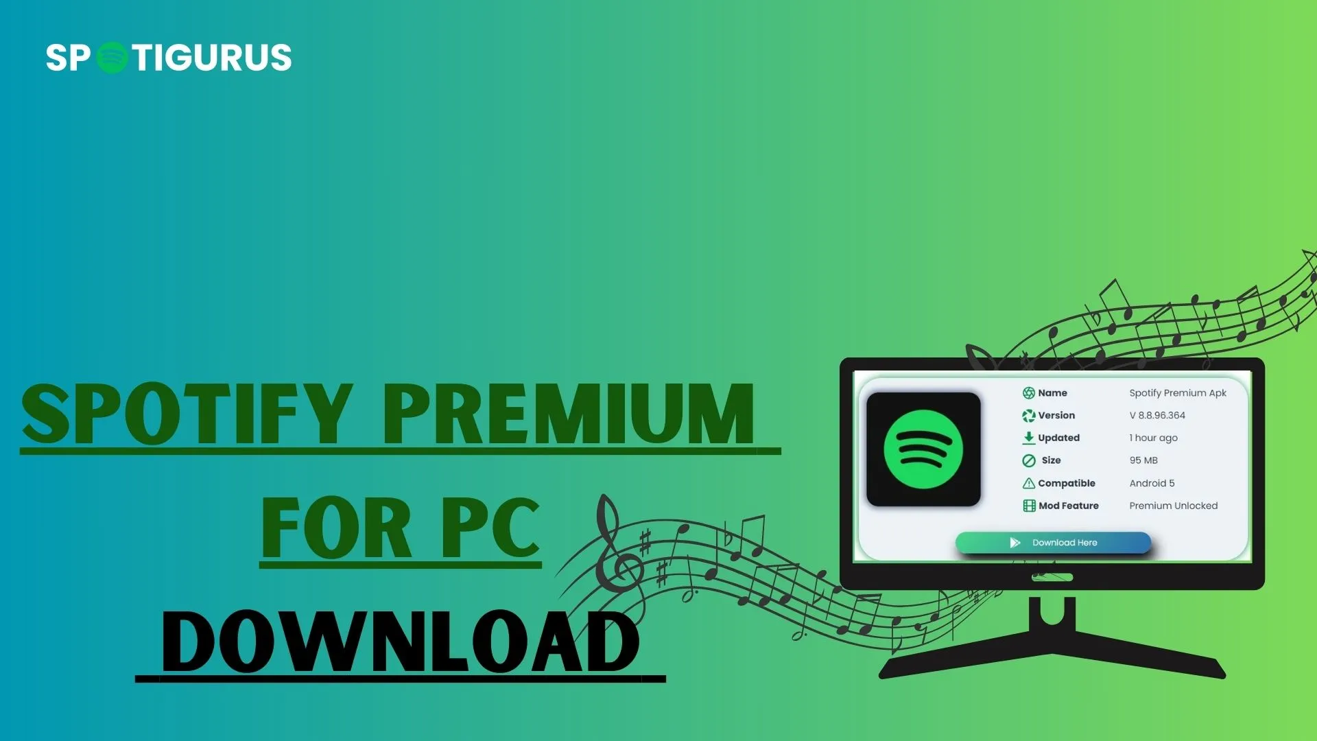 Spotify Premium APK PC (No Ads, All Unlocked) Download 2024