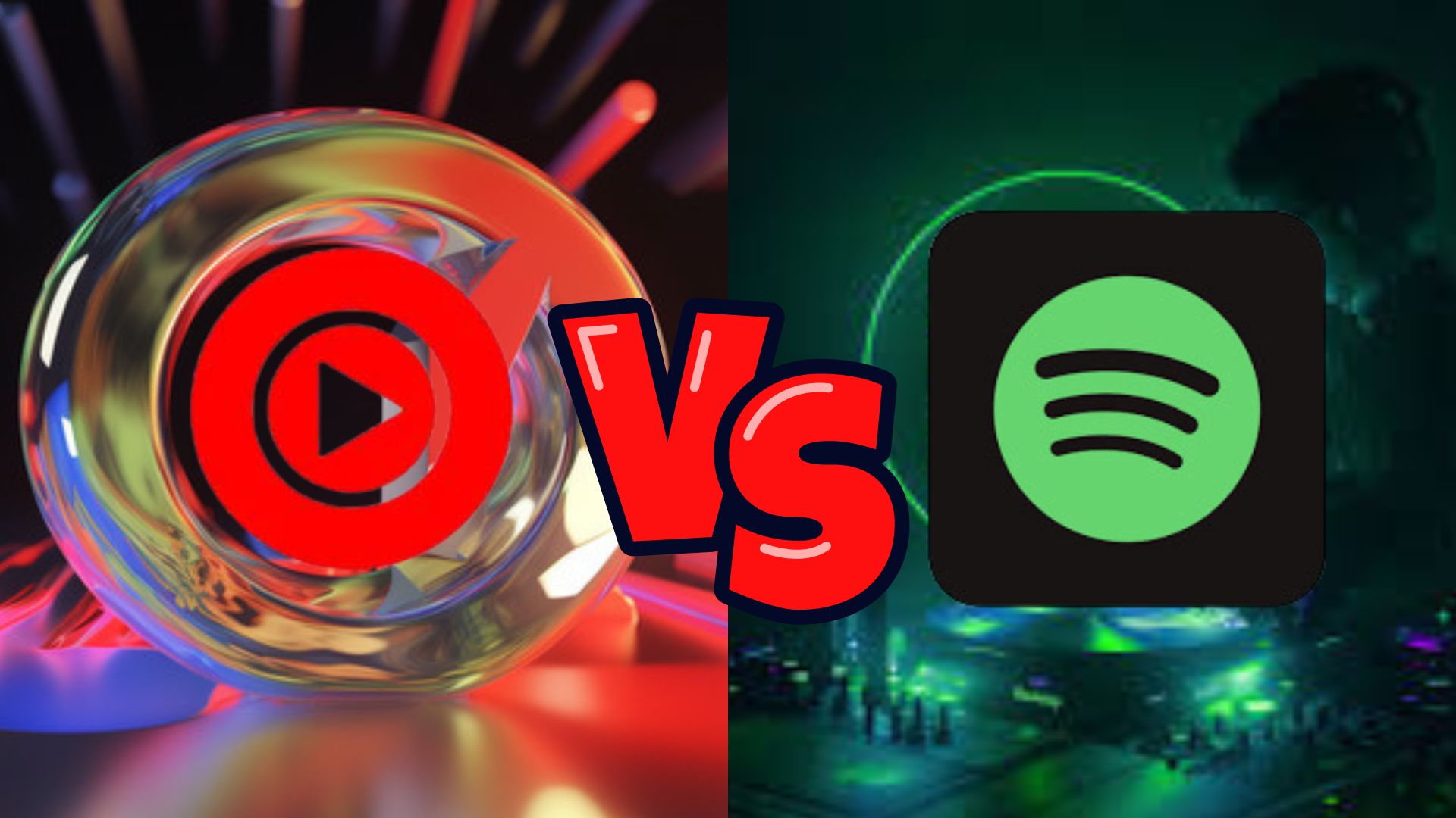 spotify vs youtube music - featured image