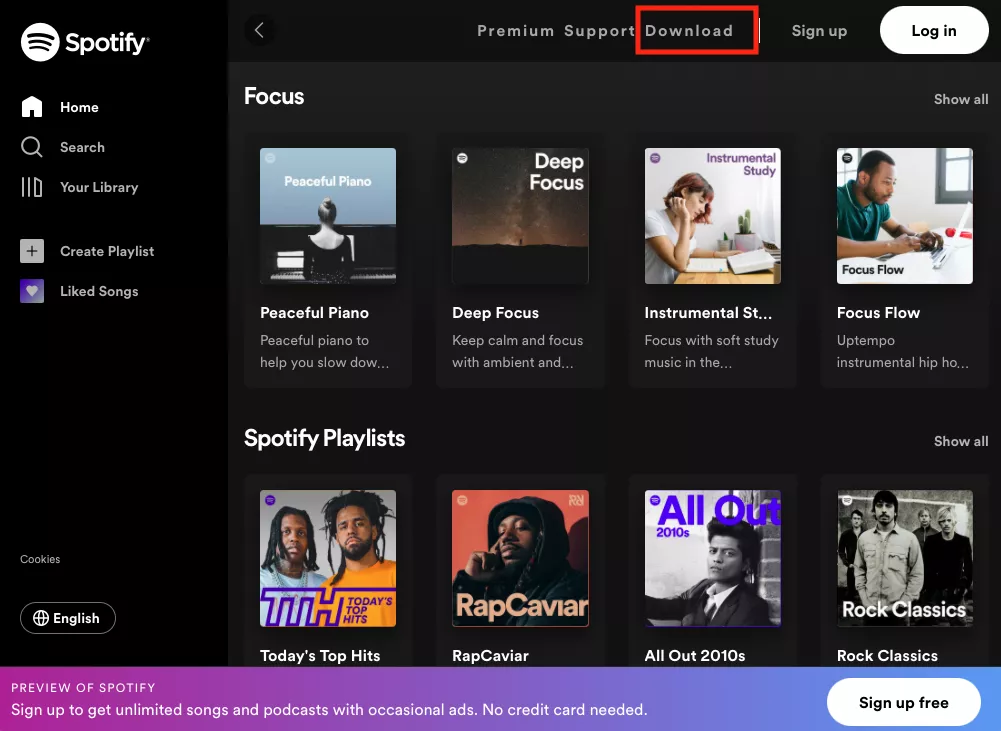 spotify web player on mac