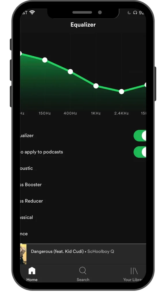 audio quality spotify premium apk