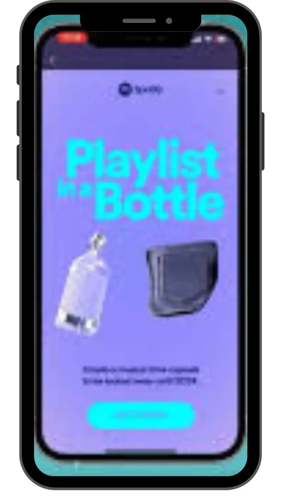 spotify playlist in a bottle