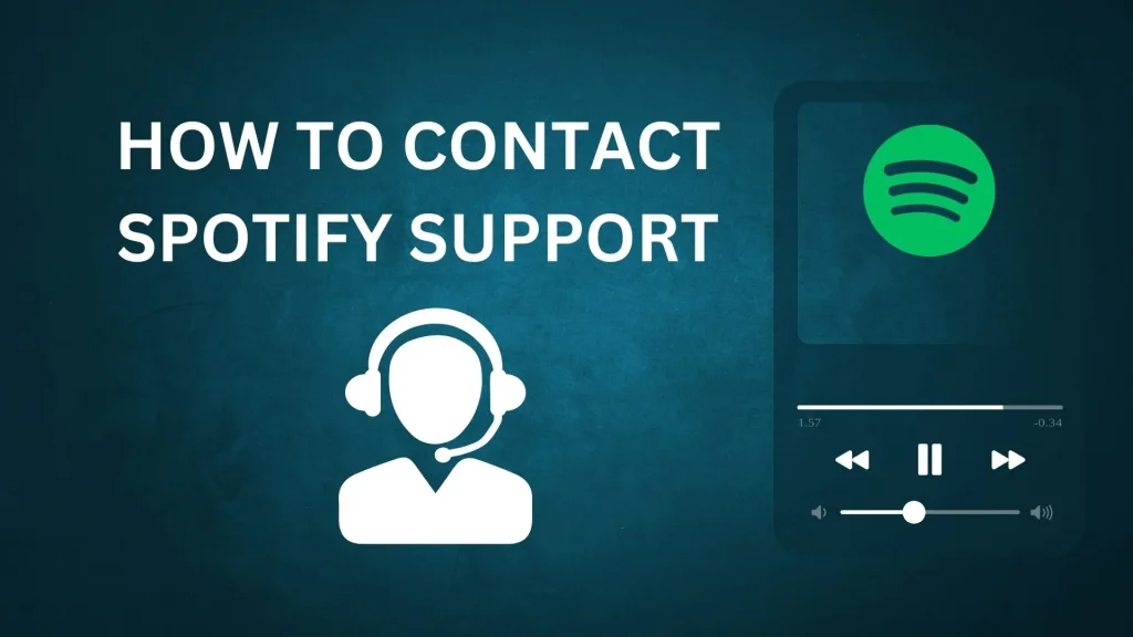 How to contact spotify support